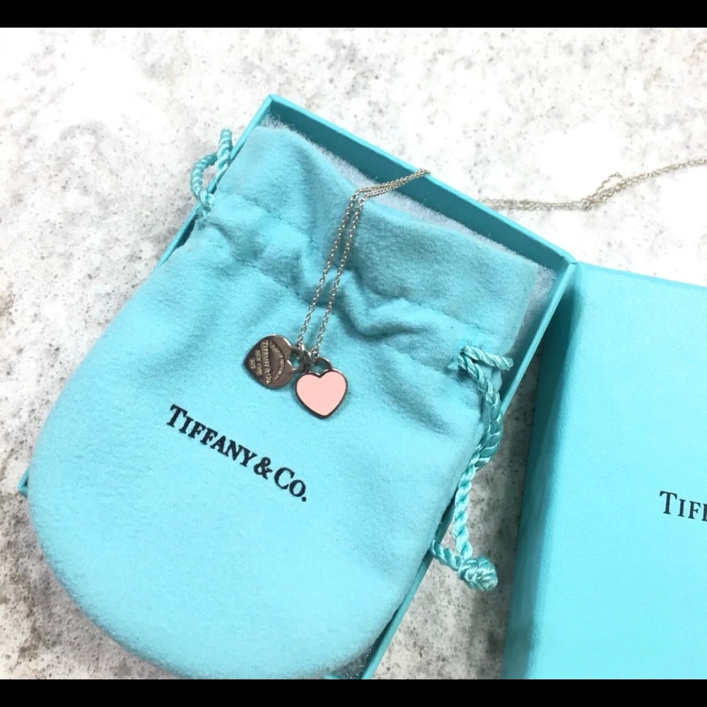 ❤️Tiffany And Co Mini Double Heart Pendant❤️
